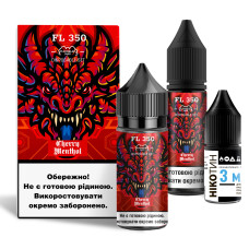 Набор для самозамеса солевой жидкости для вейпа Flavorlab FL350 30 мл 0-50 мг Cherry Menthol (15400-hbr)
