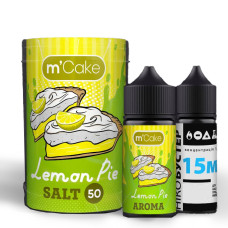 Набор для самозамеса солевой жидкости для вейпа Flavorlab M-Cake 30 мл 0-50 мг Lemon Pie Лимонный пирог (15429-hbr)