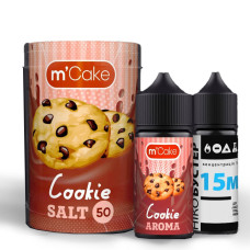 Набор для самозамеса солевой жидкости для вейпа Flavorlab M-Cake 30 мл, 0-50 мг Cookie Печенье (15432-hbr)
