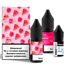 Набор для самозамеса солевой жидкости для вейпа Flavorlab P1 10 мл 0-50 мг Raspberry Watermelon (15436-hbr)
