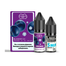 Набор для самозамеса солевой жидкости для вейпа Flavorlab Disposable Puff 10 мл 0-50 мг Blueberry ice (15448-hbr)
