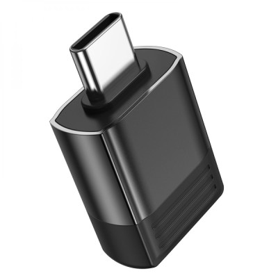 Перехідник OTG Borofone BV18 Type-C male to USB female USB3.0 Чорний Перехідник OTG Borofone BV18 Type-C male to USB female USB3.0 Чорний