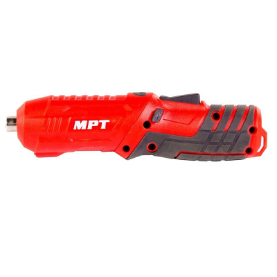 Отвертка аккумуляторная поворотная MPT 4 V Li-ion 1.5 Ач 250 об/мин 3.5 Нм USB Red with Black (MCSD4006.2) Отвертка аккумуляторная поворотная MPT 4 V Li-ion 1.5 Ач 250 об/мин 3.5 Нм USB Red with Black (MCSD4006.2)