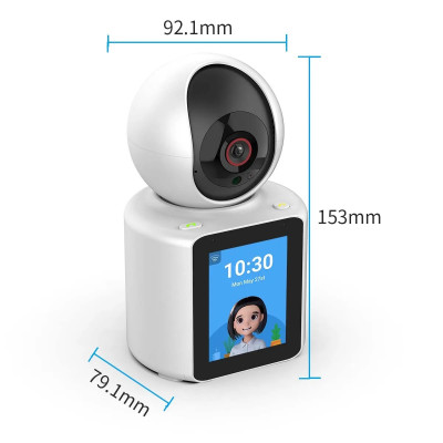 IP-камера відеоспостереження RIAS C31 (Im Cam APP) 2MP з екраном White (3_04526) IP-камера відеоспостереження RIAS C31 (Im Cam APP) 2MP з екраном White (3_04526)