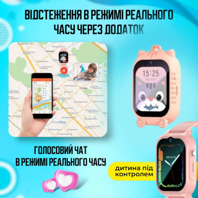 Смарт часы детские A1 с видеозвонком HD-камерой и GPS 2 сменных корпуса в комплекте Розовый (KW2-A1-Pink) Смарт часы детские A1 с видеозвонком HD-камерой и GPS 2 сменных корпуса в комплекте Розовый (KW2-A1-Pink)