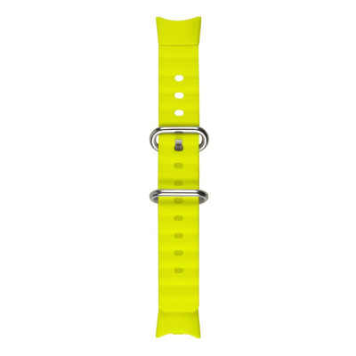 Силиконовый ремешок Ocean band Xiaomi Mi Band 8 Yellow