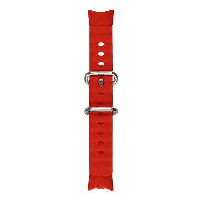 Силиконовый ремешок Ocean band Xiaomi Mi Band 8 Red