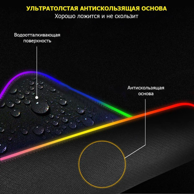Геймерський килимок Sky для мишки з RGB-підсвічуванням на 360 ° ROG GM 800x300x4 (G001) Геймерський килимок Sky для мишки з RGB-підсвічуванням на 360 ° ROG GM 800x300x4 (G001)