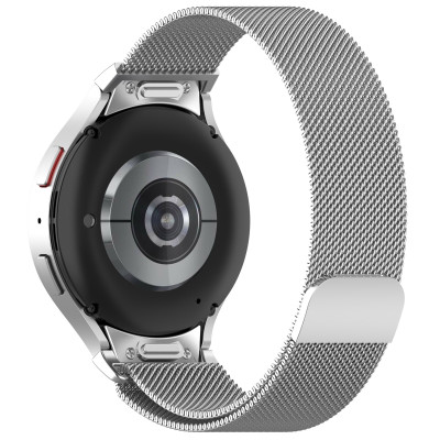 Ремешок стальной миланская петля BeWatch для Samsung Galaxy Watch 4/5/6 Серебряный (101GW042) Ремешок стальной миланская петля BeWatch для Samsung Galaxy Watch 4/5/6 Серебряный (101GW042)