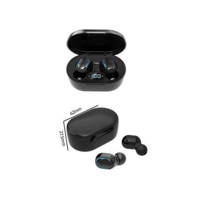 Беспроводные наушники с кейсом TWS E7s Bluetooth 5.0 Черный Беспроводные наушники с кейсом TWS E7s Bluetooth 5.0 Черный