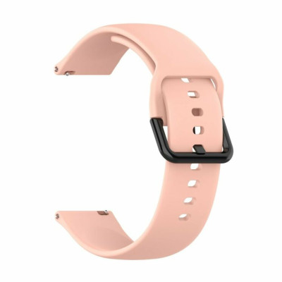Ремінець силіконовий BeWatch для Xiaomi Amazfit BIP/GTS/GTR S 20 мм Рожевий (1012311S)
