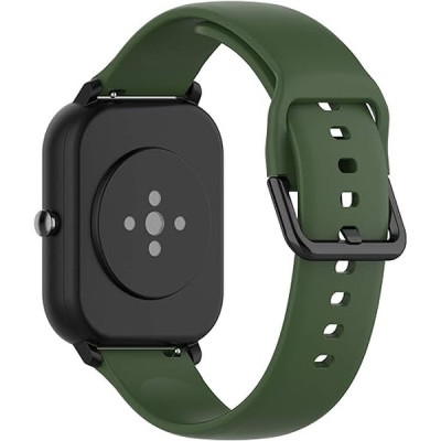 Ремешок силиконовый BeWatch для Xiaomi Amazfit BIP/GTS/GTR L 20 мм Хаки (1012367)