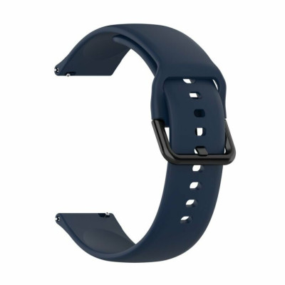 Ремешок силиконовый BeWatch для Xiaomi Amazfit BIP/GTS/GTR L 20 мм Темно-синий (1012389B)