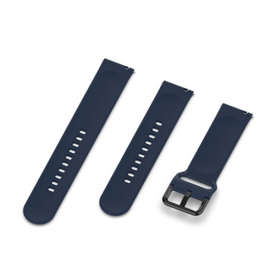 Ремешок силиконовый BeWatch для Xiaomi Amazfit BIP/GTS/GTR L 20 мм Темно-синий (1012389B)