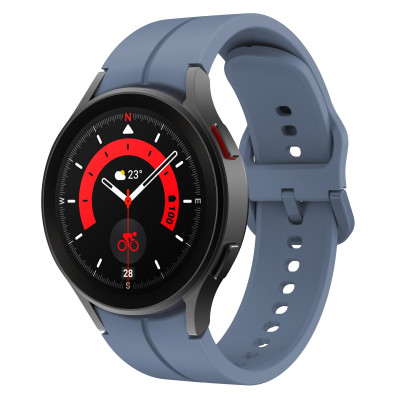 Ремешок силиконовый BeWatch NEO для Samsung Galaxy Watch 4/5/6 20 мм Голубой (101neo02)