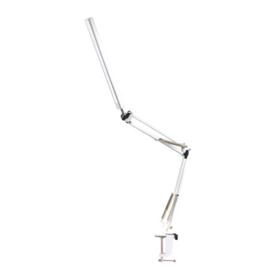 Настольная Led лампа на струбцине NC LED Forlock белая 10 Вт