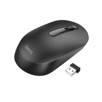 Мишка безпровідна Hoco GM14 2.4G для пк та ноутбуків чорна