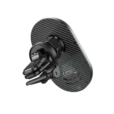 Автомобільний магнітний тримач Hoco CA91 з бездротовою зарядкою MagSafe 5W-15W Автомобільний магнітний тримач Hoco CA91 з бездротовою зарядкою MagSafe 5W-15W
