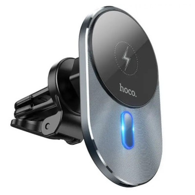 Автомобільний магнітний тримач Hoco CA91 з бездротовою зарядкою MagSafe 5W-15W Автомобільний магнітний тримач Hoco CA91 з бездротовою зарядкою MagSafe 5W-15W