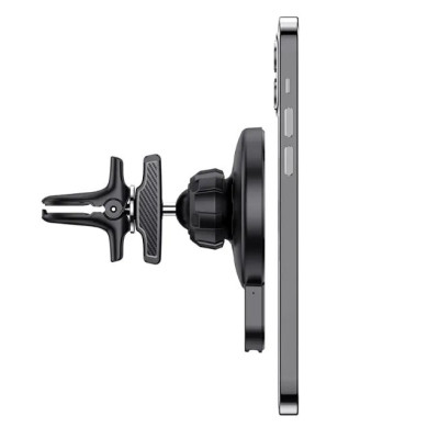 Автомобильный держатель для телефона Hoco CA85 с беспроводной зарядкой MagSafe 5W-15W Автомобильный держатель для телефона Hoco CA85 с беспроводной зарядкой MagSafe 5W-15W