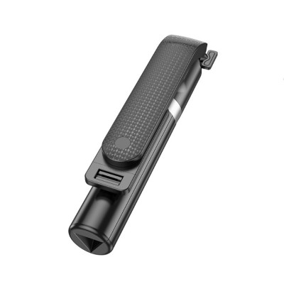 Монопод трипод для селфі Hoco K20 на 98см бездротовий Bluetooth селфі палиця з пультом ДУ чорний Монопод трипод для селфі Hoco K20 на 98см бездротовий Bluetooth селфі палиця з пультом ДУ чорний