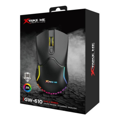 Мышь беспроводная XTRIKE ME Gaming GW-610 8000DPI RGB Мышь беспроводная XTRIKE ME Gaming GW-610 8000DPI RGB