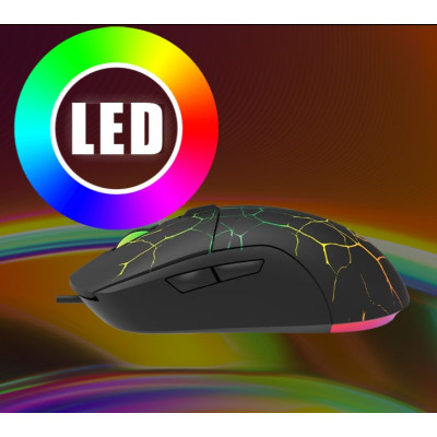 Мишка дротова ігрова XTRIKE ME MEETION MT-M930A на 3200DPI 5 клавіш з RGB підсвіткою Мишка дротова ігрова XTRIKE ME MEETION MT-M930A на 3200DPI 5 клавіш з RGB підсвіткою
