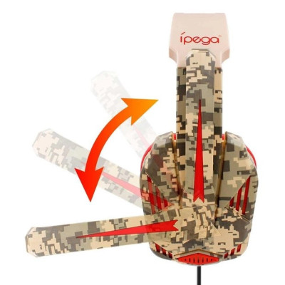 Игровые наушники IPega Gaming PG-R005 с микрофоном Comouflage Игровые наушники IPega Gaming PG-R005 с микрофоном Comouflage