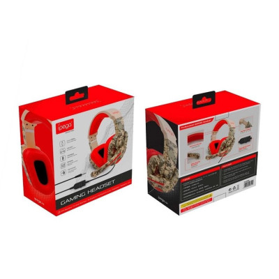 Игровые наушники IPega Gaming PG-R005 с микрофоном Comouflage Игровые наушники IPega Gaming PG-R005 с микрофоном Comouflage