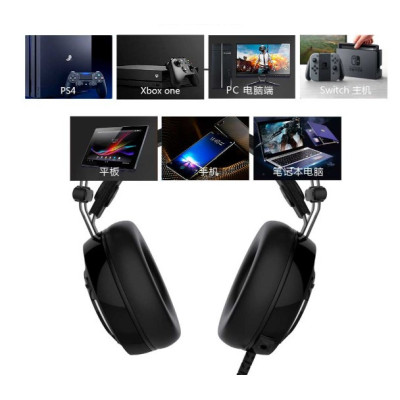 Игровые наушники IPega Gaming PG-R008 с микрофоном и RGB подсветкой черные Игровые наушники IPega Gaming PG-R008 с микрофоном и RGB подсветкой черные