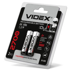 Акумуляторна батарейка Videx AA HR6 2700mAh 2 шт