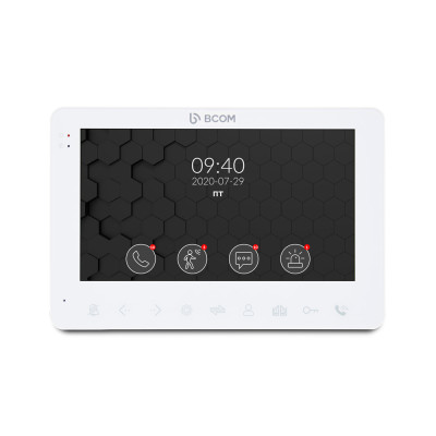 Комплект відеодомофону і відеопанель BCOM BD-780FHD White Kit Комплект відеодомофону і відеопанель BCOM BD-780FHD White Kit