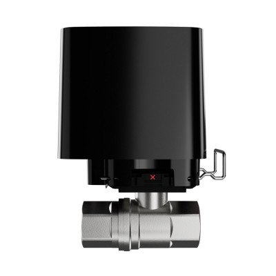 Кран перекрытия воды с дистанционным управлением Ajax WaterStop 1 black Кран перекрытия воды с дистанционным управлением Ajax WaterStop 1 black