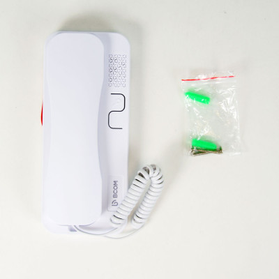 Аудіотрубка BCOM UKP-12 white для домофонів Аудіотрубка BCOM UKP-12 white для домофонів