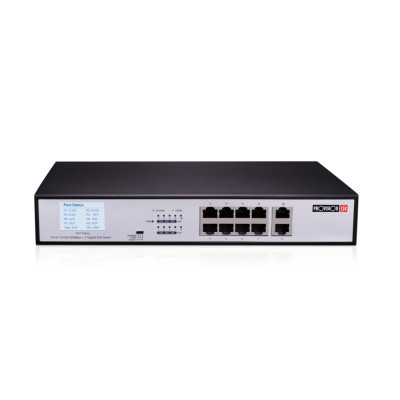 Неуправляемый PoE-коммутатор Provision ISR PoES-08120GC+2GI гигабитный