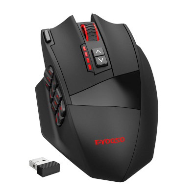 Миша бездротова ігрова з акумулятором та підсвічуванням 2.4 gHz E-YOOSO X33 Black Миша бездротова ігрова з акумулятором та підсвічуванням 2.4 gHz E-YOOSO X33 Black