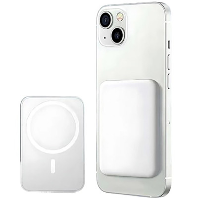 Павербанк Remax RPP-65 10000 мАч до 20 Вт USB-C MagSafe PD QC Белый (1246) Павербанк Remax RPP-65 10000 мАч до 20 Вт USB-C MagSafe PD QC Белый (1246)