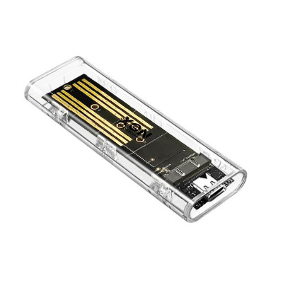 Внешний карман XON MemoryCase для M.2 NVMe (PCIe) USB 3.1 Type-C Прозрачный (XSC2C13NV1PT 6303)