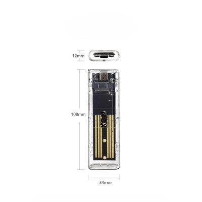 Внешний карман XON MemoryCase для M.2 NVMe (PCIe) USB 3.1 Type-C Прозрачный (XSC2C13NV1PT 6303) Внешний карман XON MemoryCase для M.2 NVMe (PCIe) USB 3.1 Type-C Прозрачный (XSC2C13NV1PT 6303)