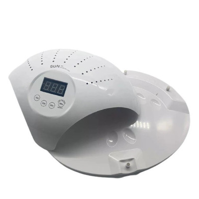 Гібридна манікюрна лампа SUN 669 для двох рук одночасно UV+LED 48W White Гібридна манікюрна лампа SUN 669 для двох рук одночасно UV+LED 48W White