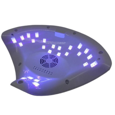 Гібридна манікюрна лампа SUN 669 для двох рук одночасно UV+LED 48W White Гібридна манікюрна лампа SUN 669 для двох рук одночасно UV+LED 48W White