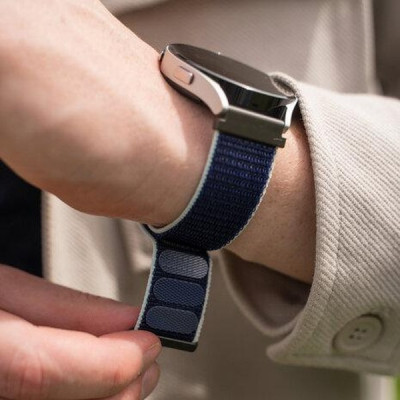 Ремінець нейлоновий на липучці BeWatch для Samsung Galaxy Watch 4/5/6 Khaki (1011346.4UW) Ремінець нейлоновий на липучці BeWatch для Samsung Galaxy Watch 4/5/6 Khaki (1011346.4UW)