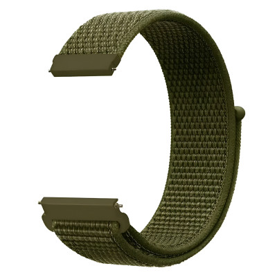 Ремінець нейлоновий на липучці BeWatch для Samsung Galaxy Watch 4/5/6 Оливковий (1011336.4UW) Ремінець нейлоновий на липучці BeWatch для Samsung Galaxy Watch 4/5/6 Оливковий (1011336.4UW)