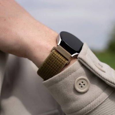 Ремінець нейлоновий на липучці BeWatch для Samsung Galaxy Watch 4/5/6 Оливковий (1011336.4UW) Ремінець нейлоновий на липучці BeWatch для Samsung Galaxy Watch 4/5/6 Оливковий (1011336.4UW)