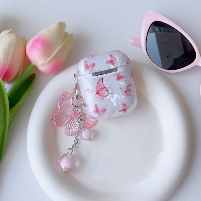 Чохол на AirPods 1-2 ANbeauty Pearl butterfly Прозорий (AN0103338)