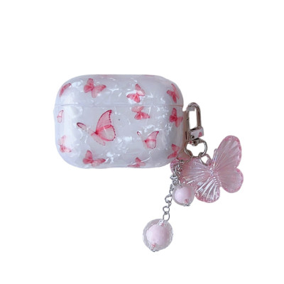 Чохол на AirPods pro 2 ANbeauty Pearl butterfly Прозорий (AN0103341)