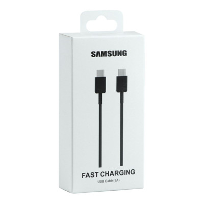 Кабель для зарядки USB Samsung Type-C to Type-C 60W 1:1 Black Кабель для зарядки USB Samsung Type-C to Type-C 60W 1:1 Black
