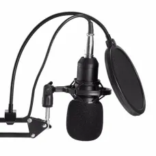 Конденсаторный микрофон студийный RIAS М800U с ветрозащитой Black (3_04683)