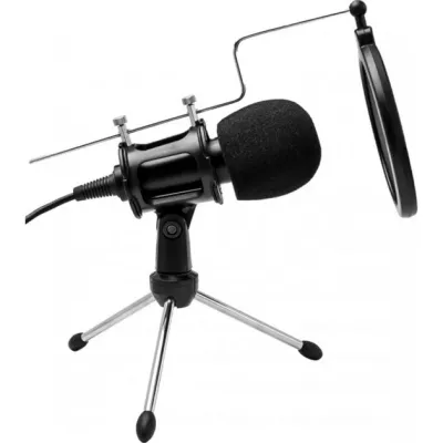 Конденсаторный микрофон студийный RIAS М800U с ветрозащитой Black (3_04683) Конденсаторный микрофон студийный RIAS М800U с ветрозащитой Black (3_04683)