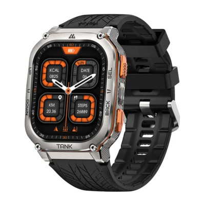 Смарт-часы тактические Kospet Tank M3 ULTRA Silver (KTM0003US)